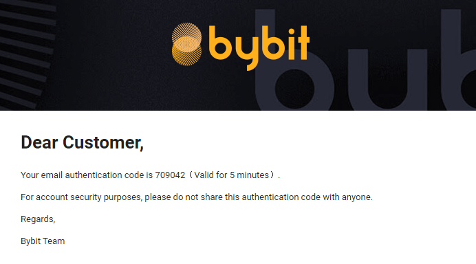 vérification sur Bybit