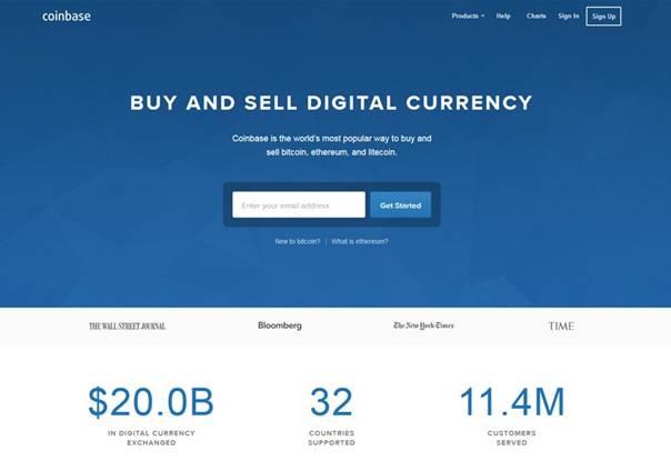 Coinbase platforma