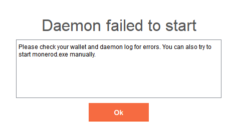 ο daemon απέτυχε να ξεκινήσει